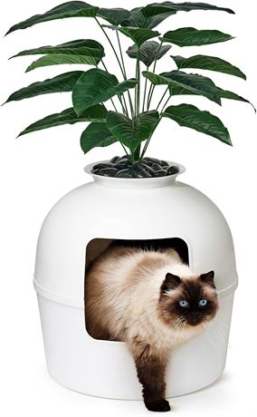 Secret Litter Box by Bundle & Bliss - Hidden Litter Box Enclosure, Patented