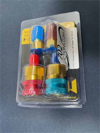 R1234YF to R134A Adapter Kit - Quick Couplers & Hose Fittings for Car A/C