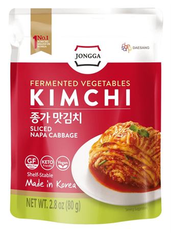 O’Food Jongga Shelf Stable Kimchi Pouch, 2.8 oz