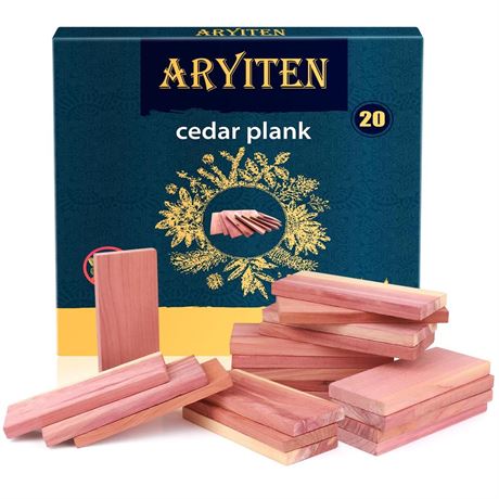 Cedar Blocks for Clothes Storage, Aromatic Scent Cedar Wood Planks for Closets,