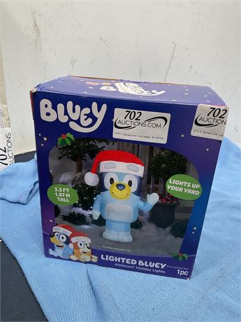 Lighted Bluey Holiday Lights 3.5ft 1.07m tall Lights up Your Yard 1pc