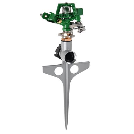 Expert Gardener 5600 Sq ft Pulsating Spike Lawn Sprinkler