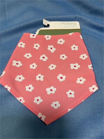 SportPet Pink Floral Print Pet Bandana