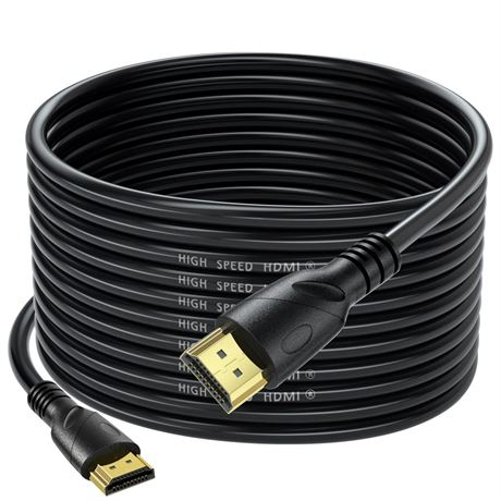 4K HDMI Cable 40ft Ultra High Speed HDMI 2.0 Cables 4K@60Hz 18gbps, Gold Plated