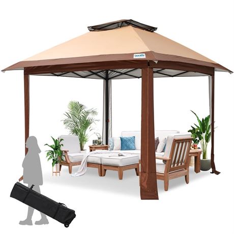 Quictent 10x10 Pop up Canopy Tent Instant Outdoor Canopy Tent Ez up Canopy