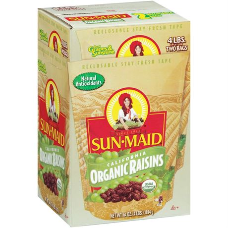 Sun-Maid Sun Maid Organic Raisins 2 lb Bag