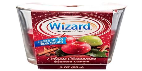 Wizard Scented Candle 3 OZ Apple Cinnamon