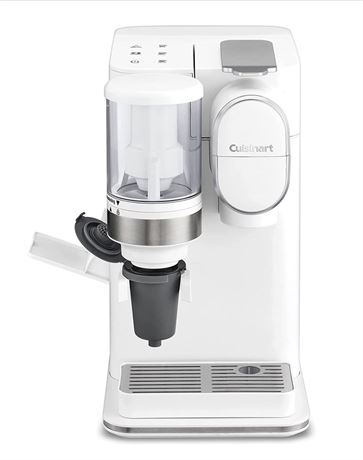 Cuisinart Conical Burr Grind and Brew Single-Serve Coffeemaker (White)