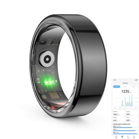 Smart Ring for Women and Men, No App Subscription, Wearable Fitness Tracker