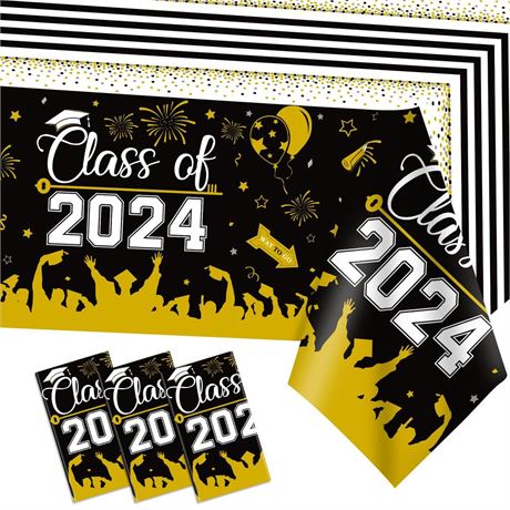 DUAIAI Graduation Party Decorations 2024, 3 Pack Large Size Class of 2024 Sign