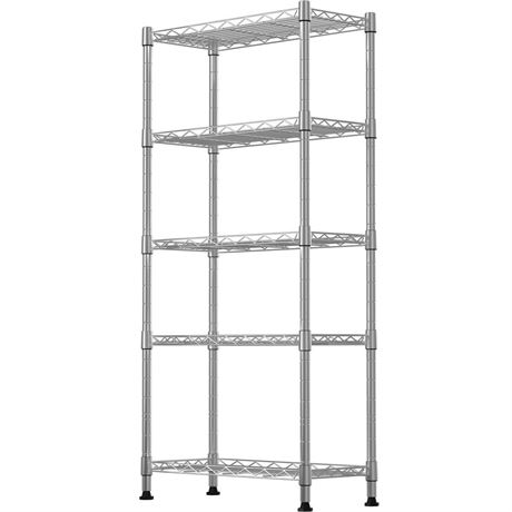 GIOTORENT 5-Wire Garage Shelving Storage Shelves, Kitchen Storage Adjustable