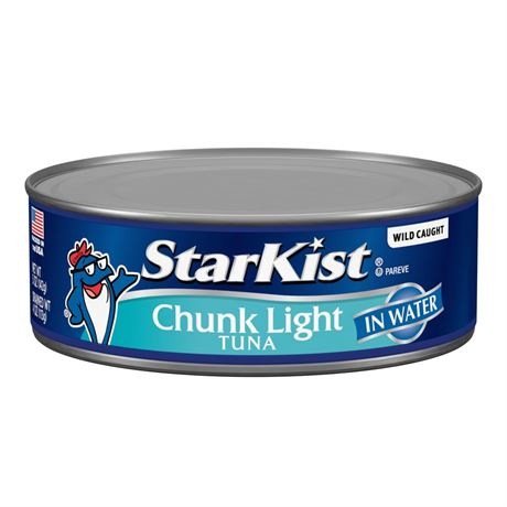 StarKist Chunk Light Tuna in Water, 5oz Canned Tuna, 1-Pack Chunk Light in