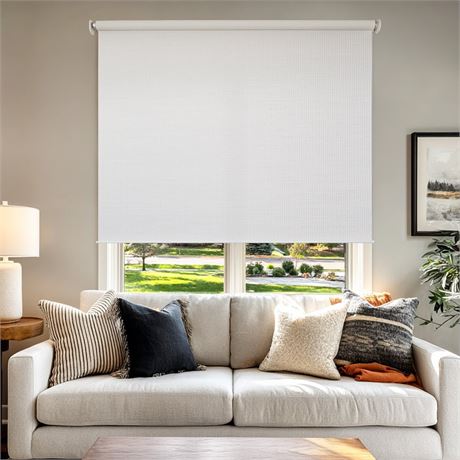 Chicology Roller Shades | Cordless Room Darkening and Light Filtering Window
