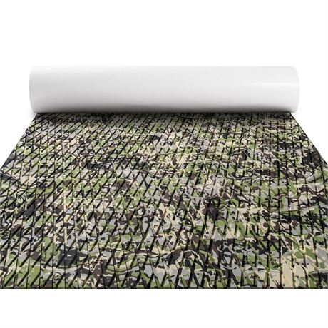 FOCEAN Boat Flooring EVA Foam Boat Decking Camo Marine Flooring Self-Adhesive