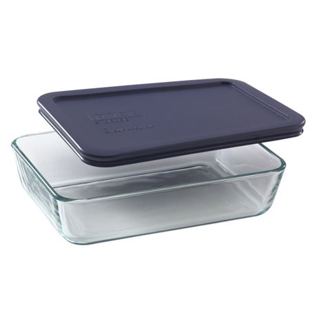 Pyrex 3 cups Clear Food Storage Container 2 pk