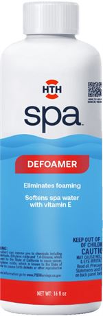 HTH Spa Care Pool & Spa Defoamer — Liquid, 14 fl oz — Pool and Spa Chemical