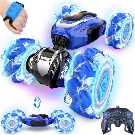 Remote Control Car, Gesture Sensing RC Stunt Car, 4 WD Transform Off Road for