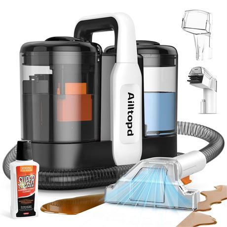 Ailltopd Portable Spot Cleaner Machine for Carpet and Upholstery, 15Kpa