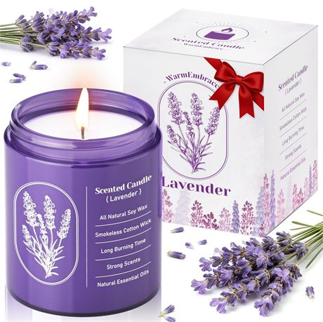 Avon Lavender Scented Candles for Women, 7.5 oz Highly -Scented Soy Candle for