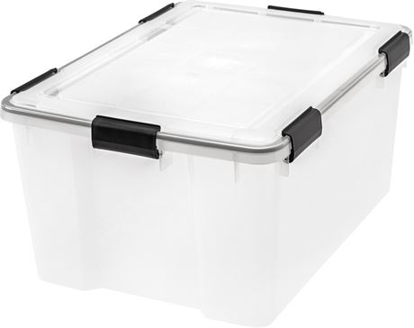 IRIS USA, 62 Quart WeatherPro Storage Box with Latches