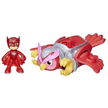 PJ Masks F5340 Animal Power, Deluxe Owls Pyja-Steed Vehicle, Pre-School Toy