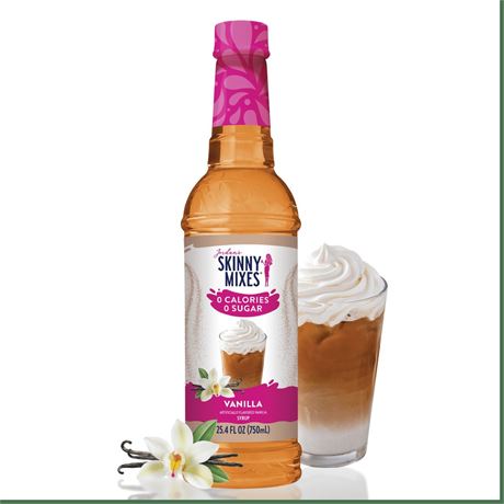 Jordan's Skinny Mixes Sugar Free Vanilla Syrup, 25.4 Fl Oz