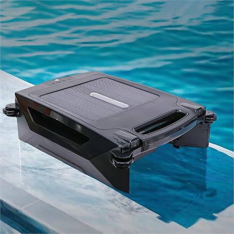 Solar Rechargeable Dual-Mode Pool Cleaning Robot, Cordless Robot Pool Cleaner,