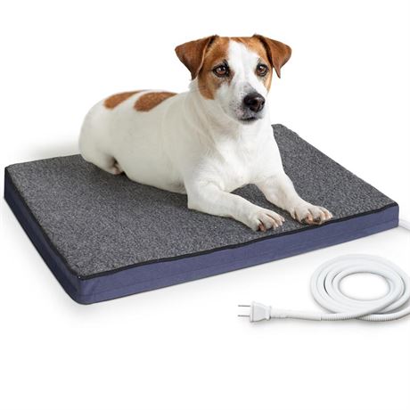 MARUNDA Outdoor Pet Heating Pad for Dogs & Cats - 100% Waterproof Memory Foam