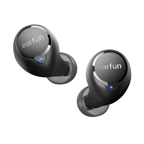 EarFun Free 2S Wireless Earbuds, [Upgraded Version] Bluetooth Earbuds with Deep