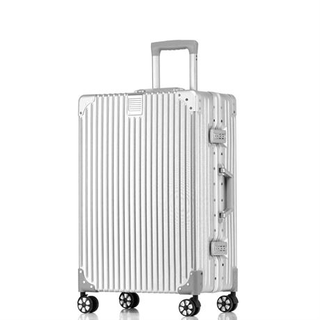 HotWay 28 Inch Checked in Luggage with Aluminum Frame,PC Hard Shell Suitcase