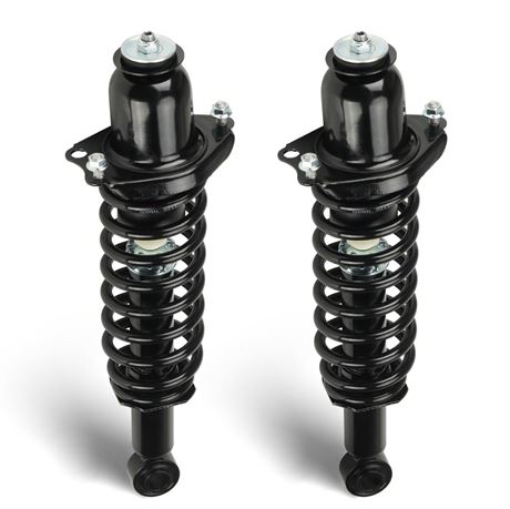 Rear Shock Absorber w/Coil Spring Complete Struts Assembly Compatible with
