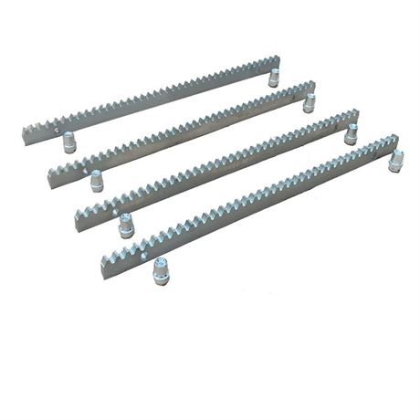 4pc Heavy Duty Gear Rack Including Mounting Hardward, Galvanized Steel Gear