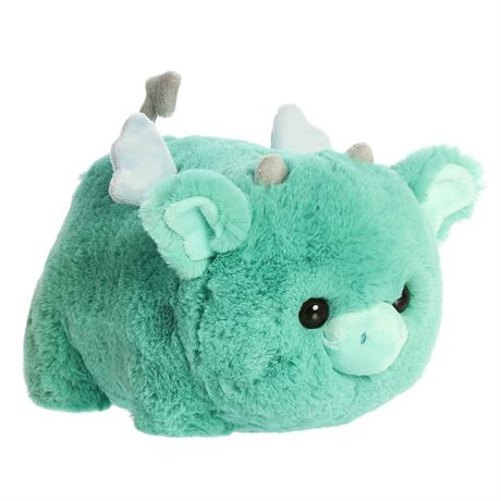 Aurora - Medium Green Spudsters - 10" Della Dragon - Adorable Stuffed Animal