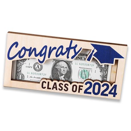 Graduation Money Holder Graduation Gift Wooden Graduation Card Box Cash Holder