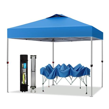 PHI VILLA Outdoor Pop up Canopy 10'x10' Tent Camping Sun Shelter-Series Party