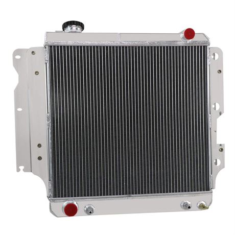 ALLOYWORKS 4 Row Full Aluminum Radiator for 1987-2006 Jeep Wrangler YJ TJ 2.4L