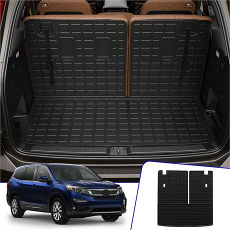 Rongtaod Cargo Mat Compatible with 2023 2024 2025 Honda Pilot Cargo Liner Trunk