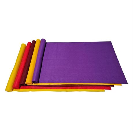 Jtnohx Large Soft Felt Sheets Bundle, 15.7"×39.3" Assorted Color Felt for