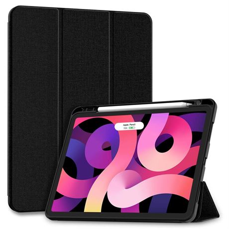 Soke iPad Air 4 Case 10.9 Inch 2020 /iPad Pro 11 2018 with Pencil Holder - Full