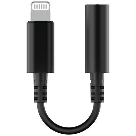 Auto Drive LTG to 3.5 mm Jack Headphone Adapter, MFi Certified for Lighting