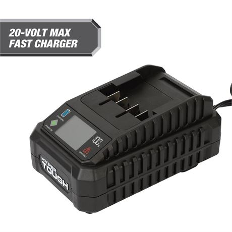 Hyper Tough 20V Lithium-ion Battery Charger with Digital Screen