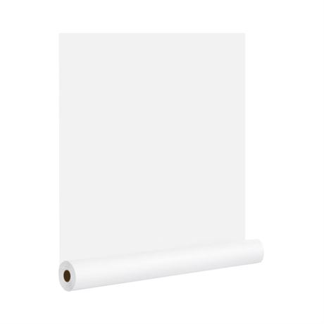 White Wallpaper White Contact Paper Thicken Peel and Stick Wallpaper 24"x394"