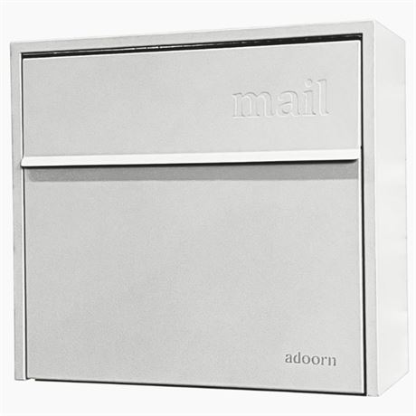 Wall Mount Mailbox - Small, Anti-Theft Locking Mailbox, Weatherproof Mailboxes