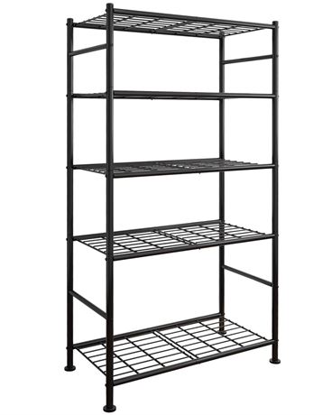 Storage Shelves - 5 Tier Shelf Organizer, Heavy Duty Garage Shelving Unit with