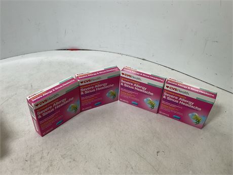 CVS Maximum Strength Severe Allergy & Sinus Headache Acetaminophen Tablets, 20