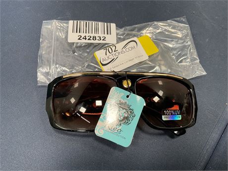 Lion Head Flat Top Hip Hop Rapper Retro Bold Sunglasses