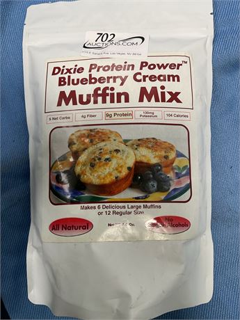 Dixie High Protein Power Blueberry Cream Muffin Mix