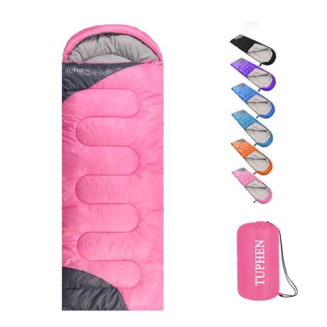 tuphen- Sleeping Bags for Adults Kids Boys Girls Backpacking Hiking Camping