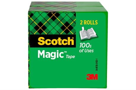 Scotch Magic Tape, Invisible, Home Office Supplies and Back to School Supplies