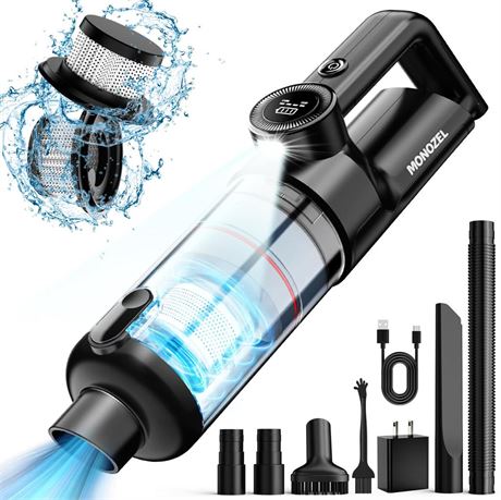 OFFSITE Handheld Vacuum Cordless - Car Vacuum Cleaner with Brushless Motor,